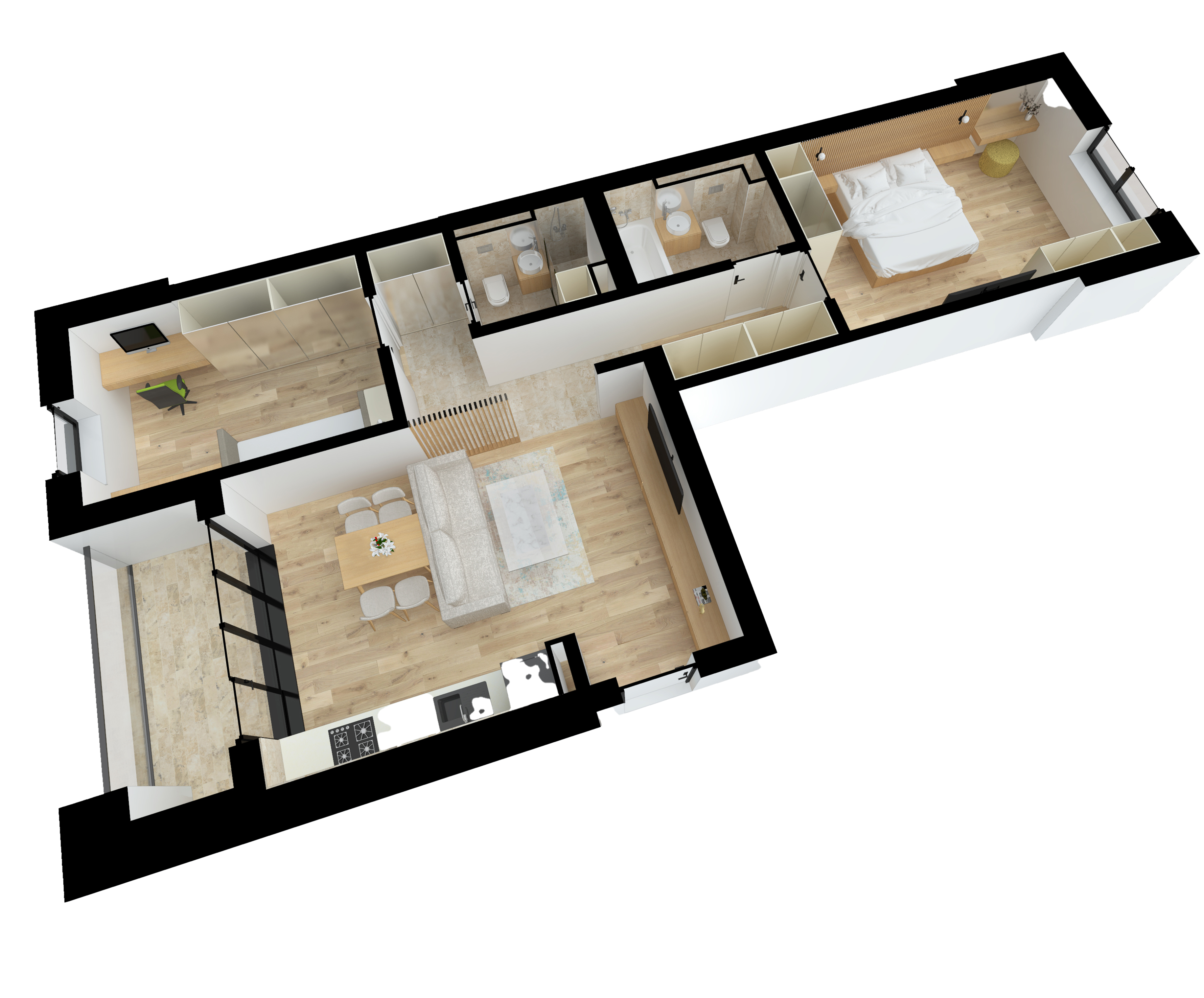 3 camere